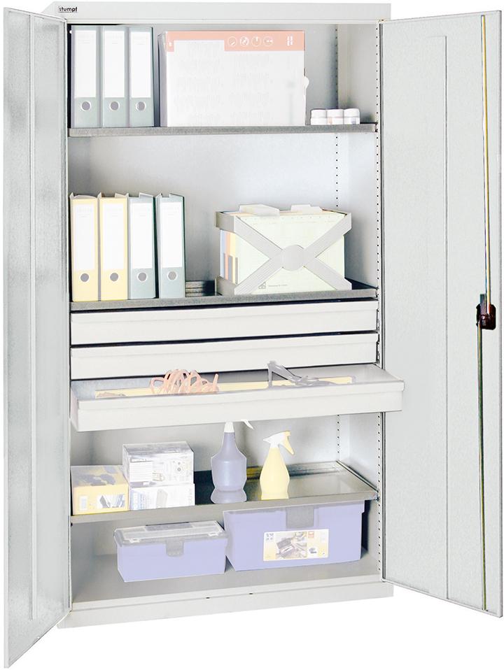 Stumpf Werkzeug- und Materialschrank Serie 2000, 3 Schubladen, 3 Fachböden