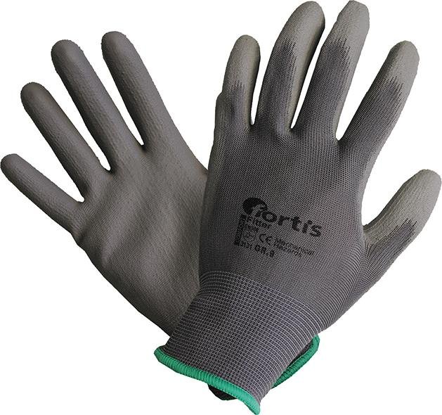 FORTIS Handschuh Fitter, PU/Nylon,grau, Gr.10 FORTIS
