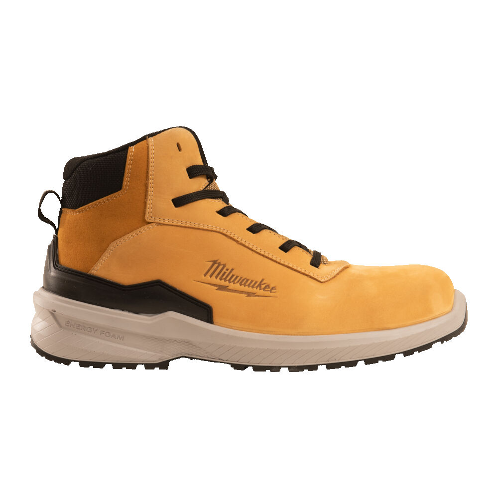 Milwaukee FLEXTRED™ S3S Sicherheits-Schnürstiefel Nubuck Leder Größe 41