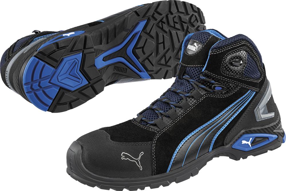 Puma Sicherheitsschnürstiefel Rio Black Mid 632250, S3L FO SR