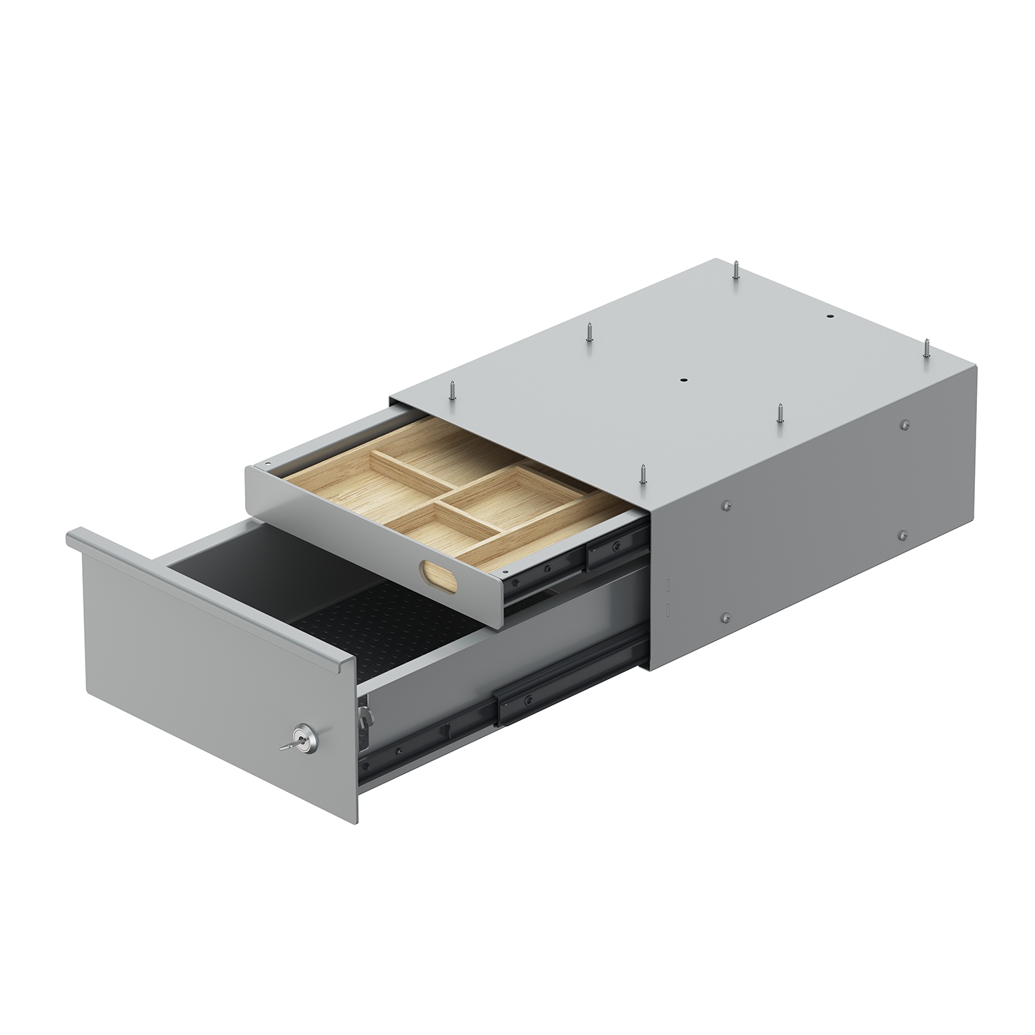 HETTICH Schubkastenbox Duo Grip, silber