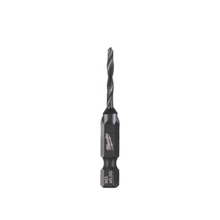 Milwaukee HSS-G Kombi-Gewindebohrer M3 x 52 mm 1/4 Zoll Hex