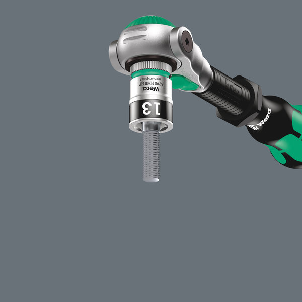 Sockets with retaining function for hexagon headed bolts, screws and nuts