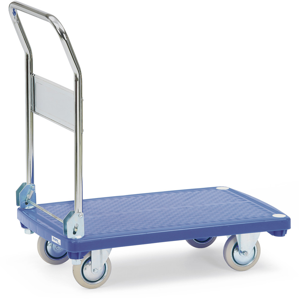 Fetra Kunststoffplattenwagen 3130 Ladefläche 810 x 500 mm Tragkraft 200 kg Vollgummi
