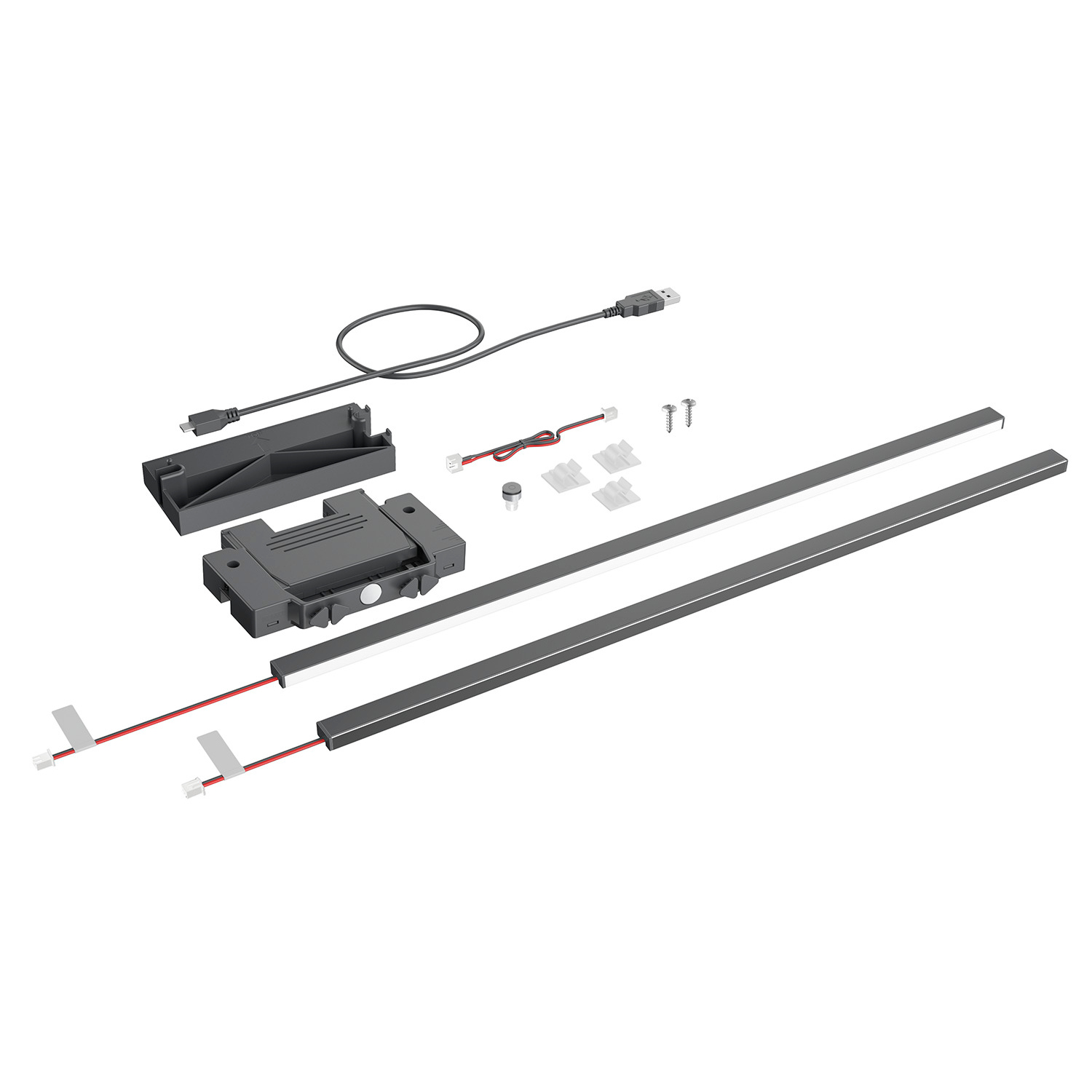 HETTICH AvanTech YOU Illumination Designprofil, anthrazit, NL 270 mm