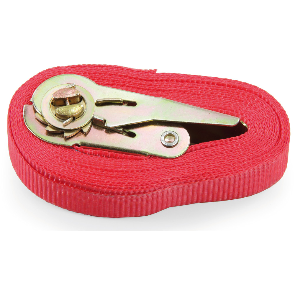 Fetra Spanngurt 11057 mit Mini-Ratsche 5 m rot