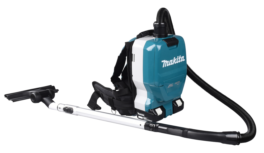 Makita Akku-Rucksackstaubsauger DVC261ZX15 2x18V HEPA-Filter 2,0L
