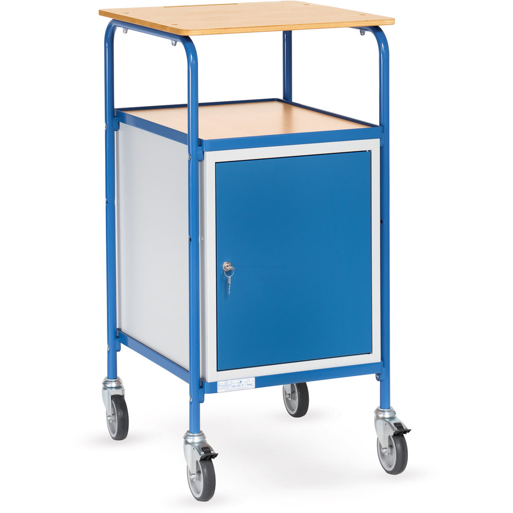 Fetra Rollpult 5835 mit Schreibfläche und Stahlschrank