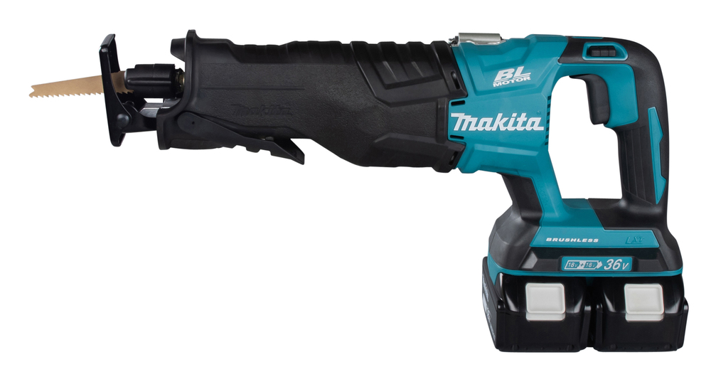 Makita Akku-Reciprosäge DJR360ZK 2x18V 36V bürstenlos 32mm Hubhöhe