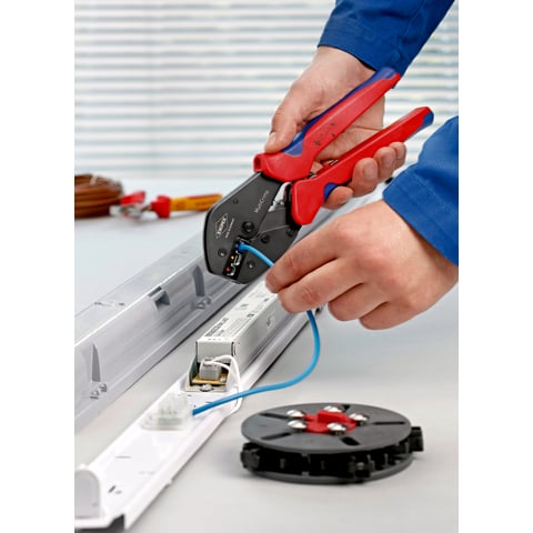 Knipex MultiCrimp® Crimpzange mit Wechselmagazin 97 33 02