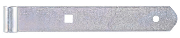 GAH ALBERTS Ladenband, gerade, Abschluss abgerundet, für Dorn 10 mm, Stahl galvanisch verzinkt