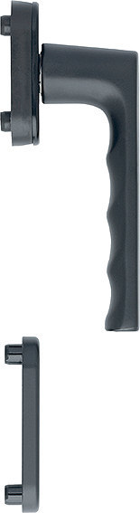 Produktbild FTT-Halbgarnitur, PZ, Hamburg 0700/U26/49PNS, N 10, ALU schwarz matt