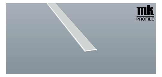 MENKE PVC Flachleiste 0782025R 20x2,5/1,5mm SK Weiß Rolle 150m