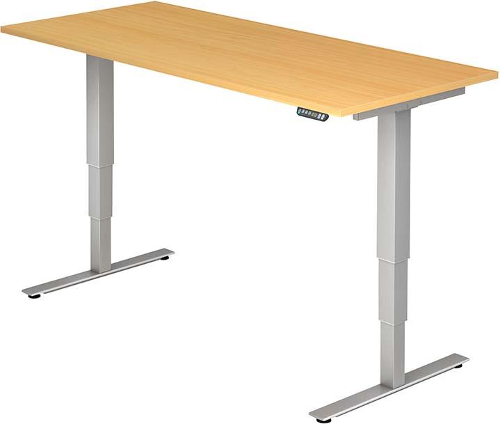 Hammerbacher Schreibtisch Buche von 620 - 1270 mm