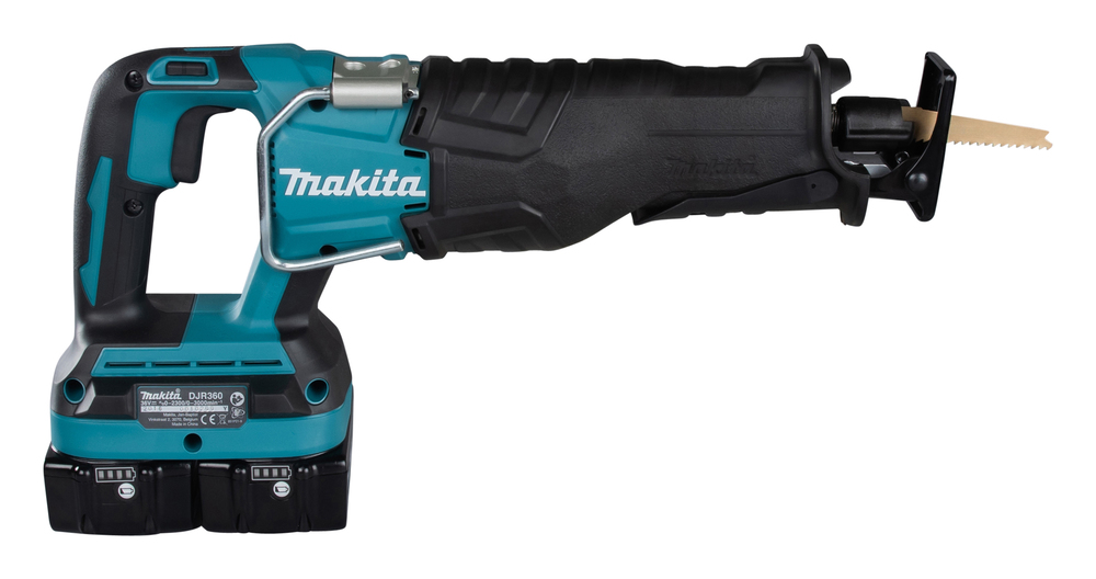 Makita Akku-Reciprosäge DJR360ZK 2x18V 36V bürstenlos 32mm Hubhöhe