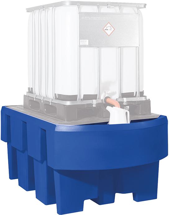 asecos IBC-Station PE 1280x1910x860mm,PE-Stellf