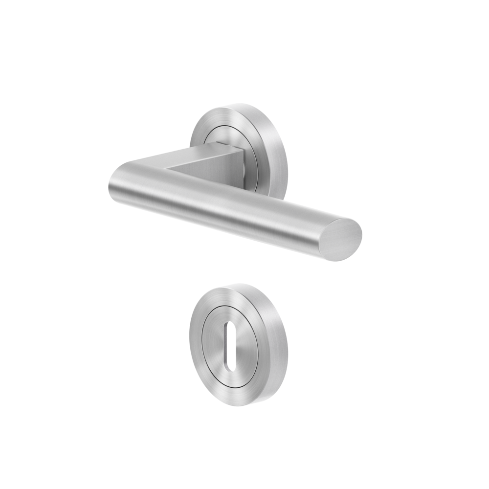 Türgriffe, ER45 BB0 71, Edelstahl matt, Karcher Design, Madeira, 3-teilige Rosette