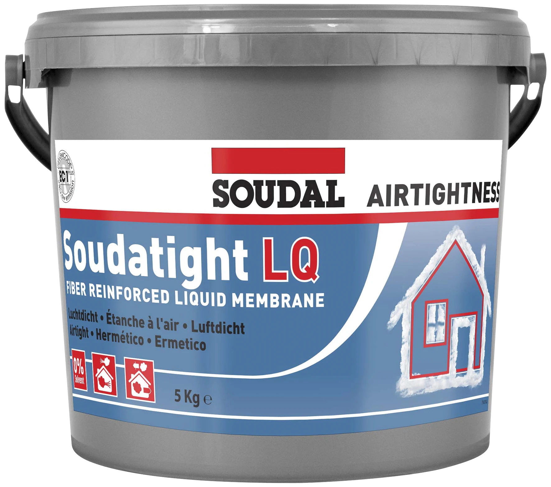 Soudal Soudatight LQ Schwarz 4,5kg