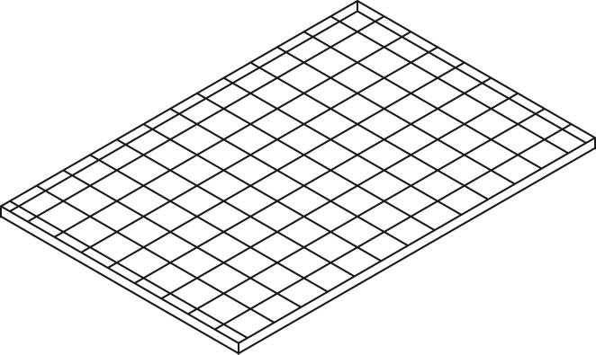 Produktbild SÄBU Gitterrost-Ebene für Haltevorrichtung