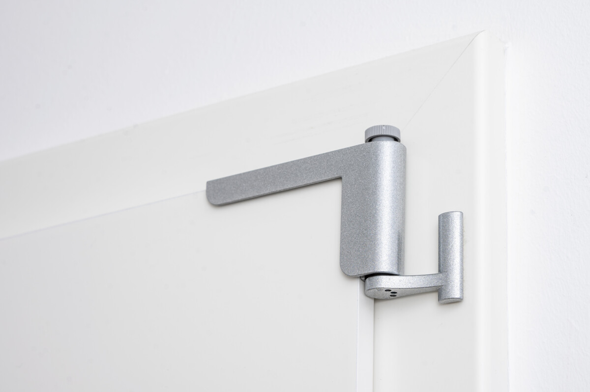 Abus Türschließer 2603 S silber für Türen bis 20 kg ohne Bohren