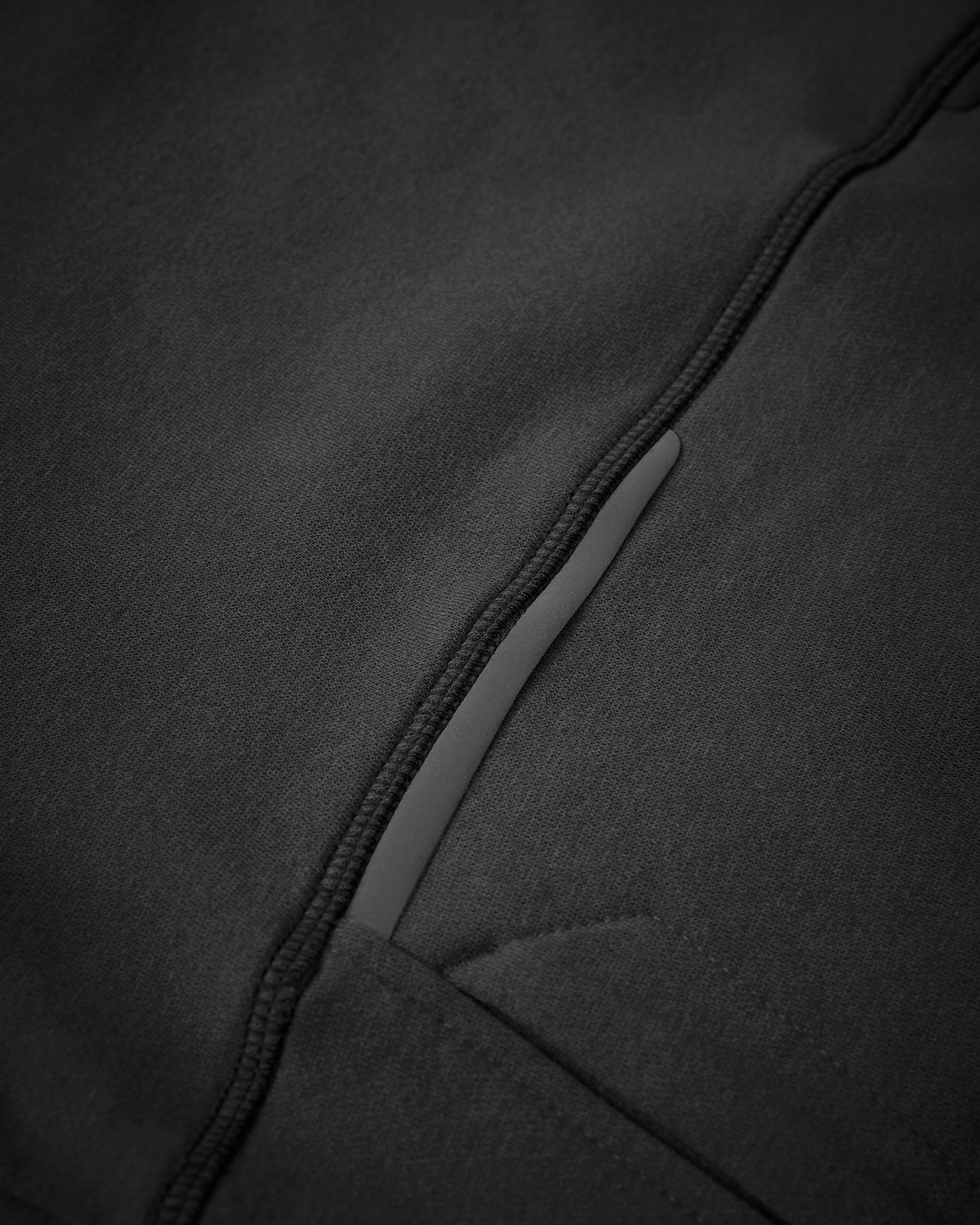 hoodie, Reißverschluss, schwarz, Stoff, Tasche