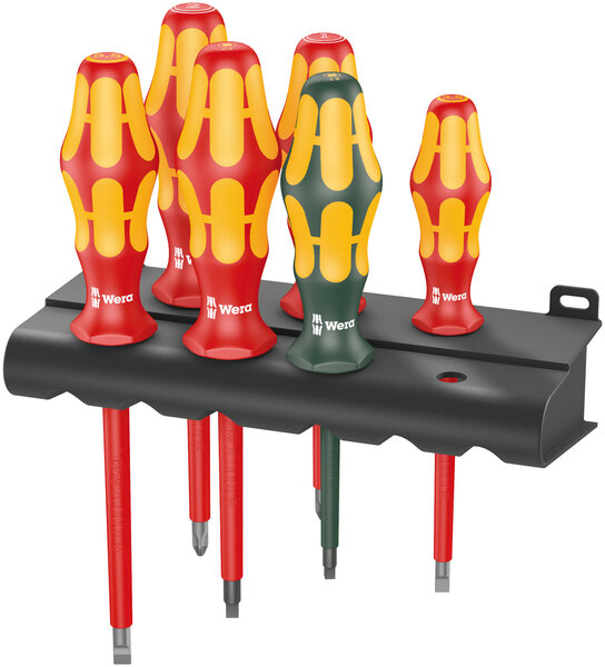 160 i/168 i/6 Rack Screwdriver set Kraftform Plus Series 100, and rack, 6 pieces, Gerät, Schraubenzieher, Werkzeug