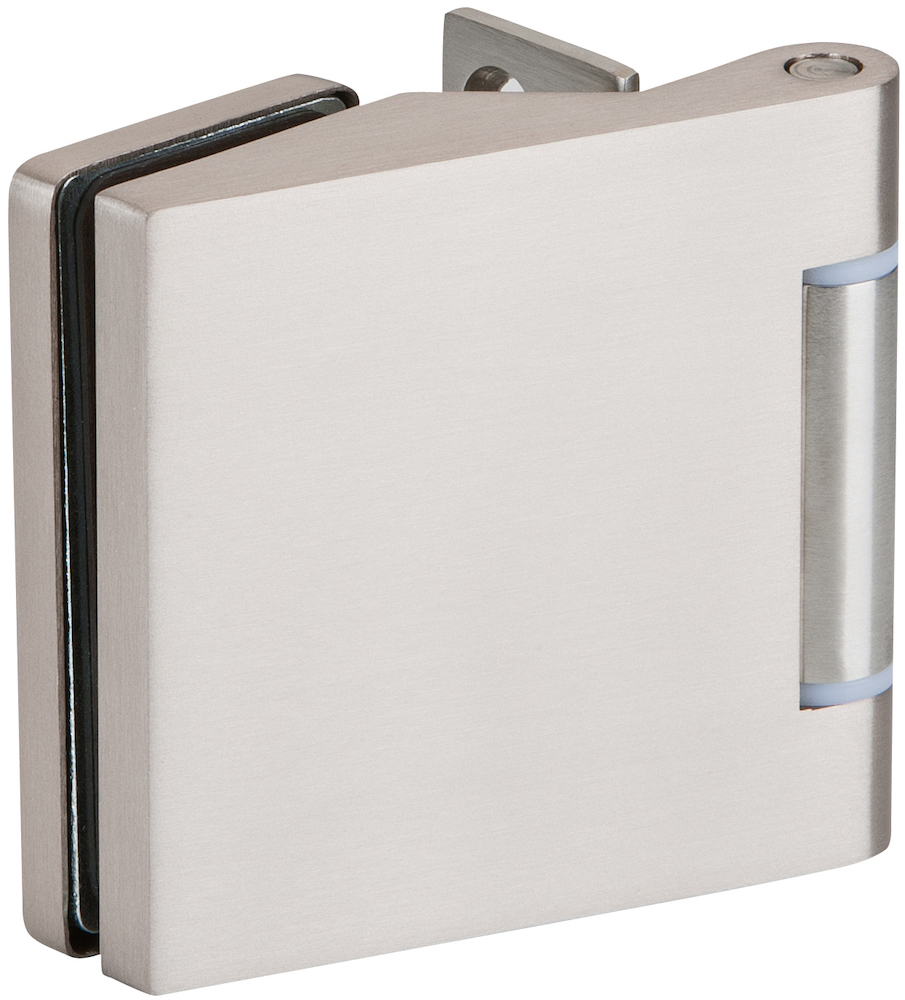 HERMAT Glastürband 6325/ASR,3tlg,FT24,kantig,edelstahloptik eloxiert