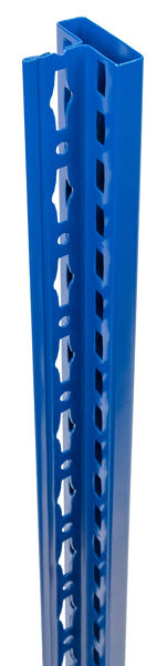 Schulte T-Profil MULTIplus 2300 mm RAL 5010 enzianblau Front gelocht