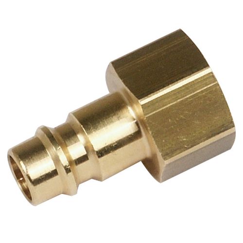 Stürmer Stecknippel mit Innengewinde 1/4" IG / SB Messing