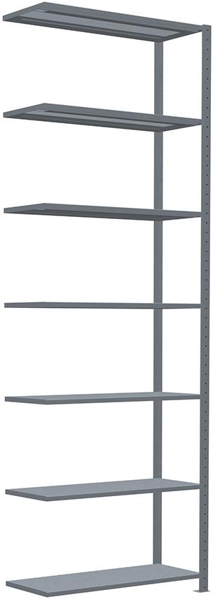 SCHULTE Lagertechnik Steckregal B1000xT400xH3000 mm Anbaufeld 7 Böden vzk Fachlast 250kg