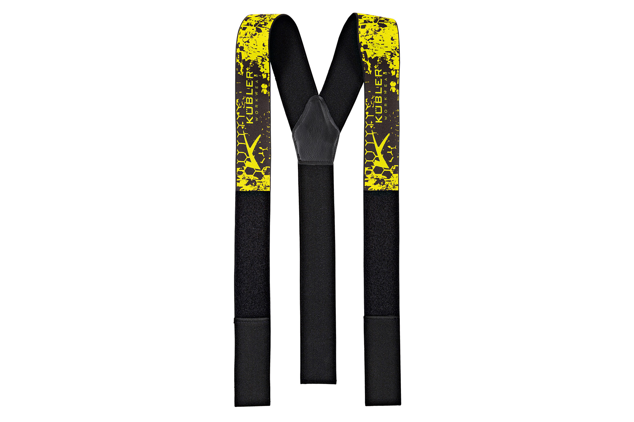 KÜBLER FOREST Hosenträger warngelb/schwarz  8750 9123-3499-S