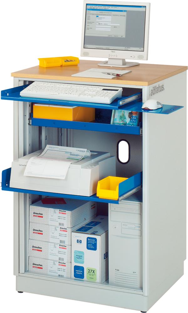 RAU Computer-Station ohne Monitorgehäuse, Breite 720 mm