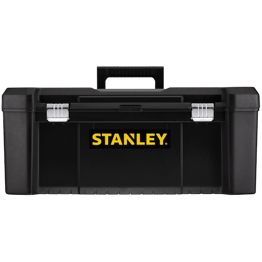 Stanley Kunststoffbox Essential 26 STST82976-1 mit Organizer und Metallverschlüssen
