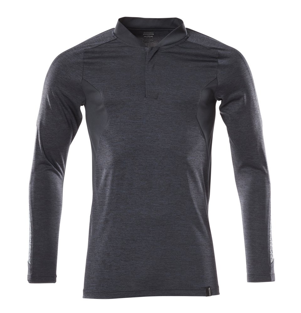 Mascot Polo-Shirt mit COOLMAX® PRO, Langarm Polo-shirt Größe L ONE, schwarzblau