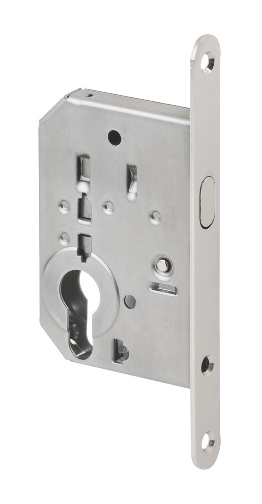 Produktbild HERMAT Schiebetürschloss 3656,mit Zirkelriegel,PZ,D50,F16x160rd,vern.