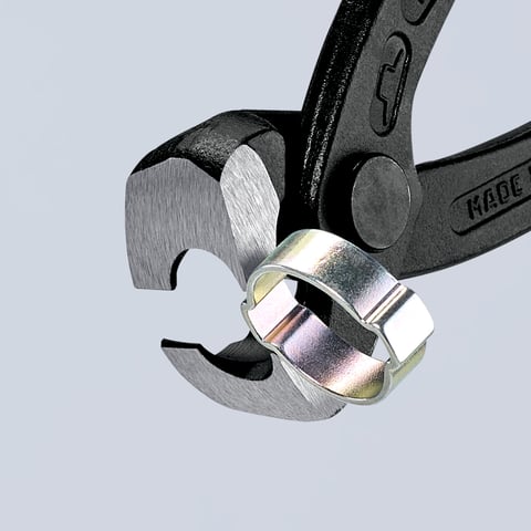 Knipex Ohrklemmenzange 10 99 I220 220 mm schwarz atramentiert mit Kunststoff überzogen