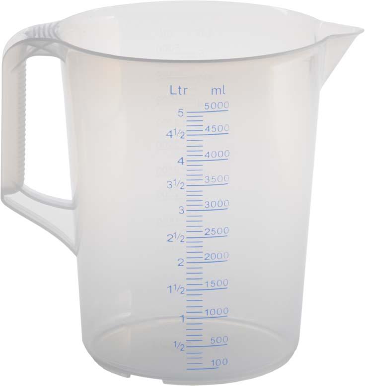 Hünersdorff Messkanne geschl.Griff 5000ml Hünersdorff