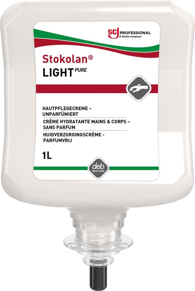 SC Johnson Professional Stokolan® Light PURE Hautpflegecreme 1 l Kartusche für normale Haut