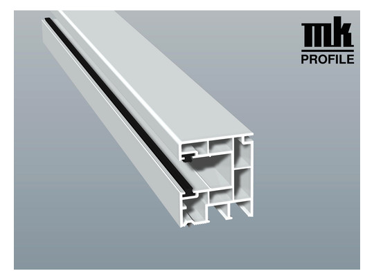 MENKE Adapterprofil 972/930/B2 K 5021 55x90mm 6,50m foliert & Rollladenführung 40x47mm Sapeli
