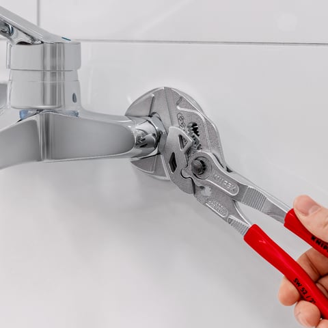 Knipex Zangenschlüssel 86 03 250 verchromt Kunststoffgriffe 250 mm