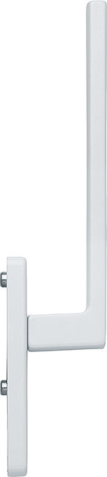 HOPPE® Handhebelgarnitur Austin HS-0769/419N-AS, ohne Schrauben, Aluminium