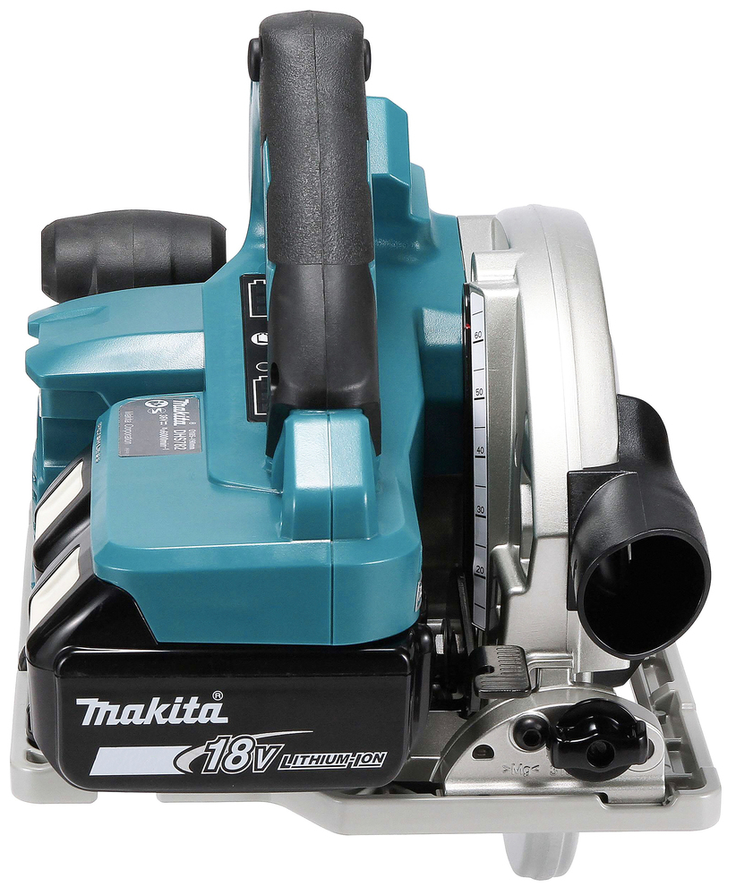 Makita Akku-Handkreissäge DHS782ZJ 2x18V LXT bürstenlos 62,5mm Schnitttiefe im MAKPAC