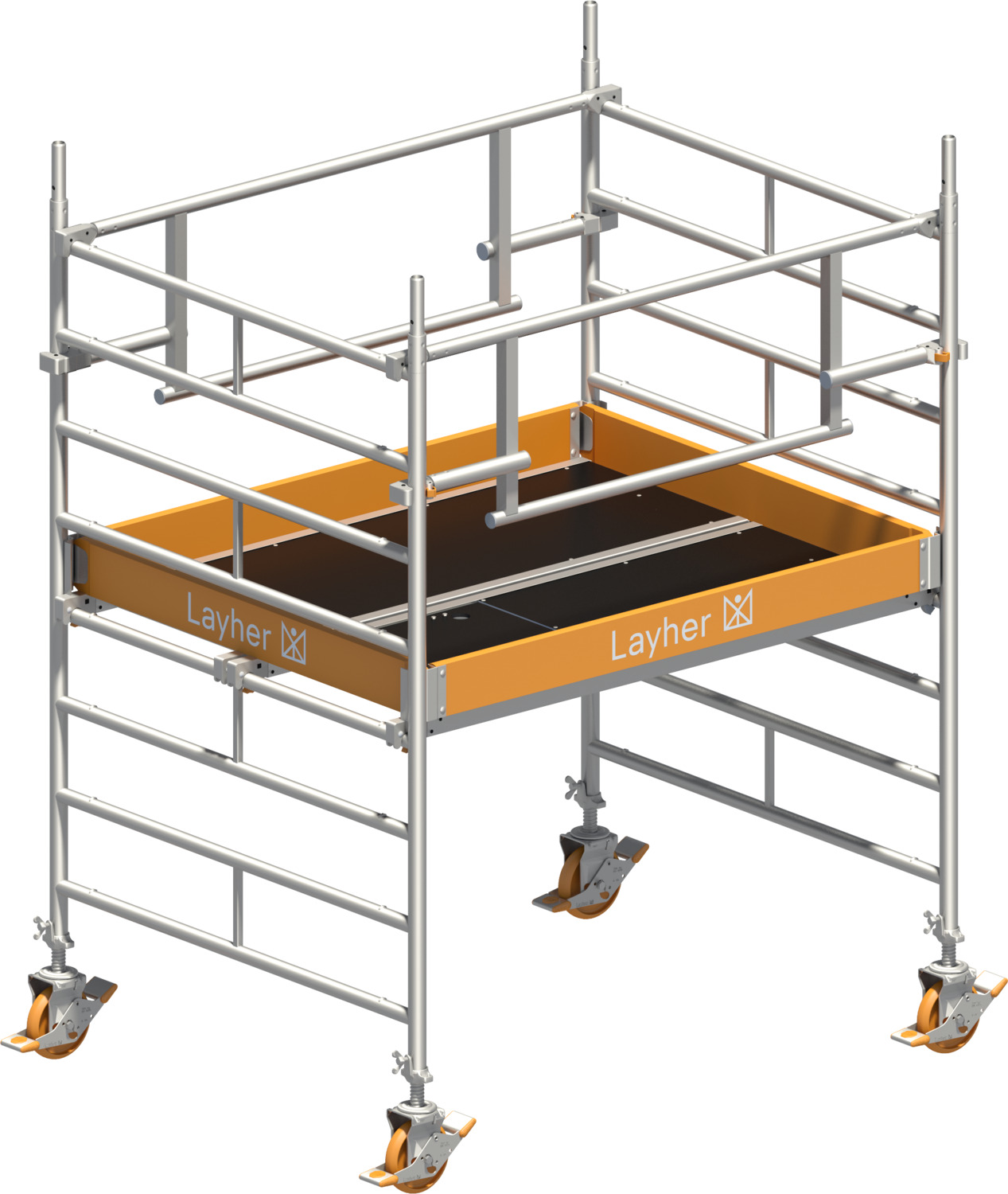 Layher Uni Kompakt P2 SAFETY PLUS mit Doppelgeländer Product picture