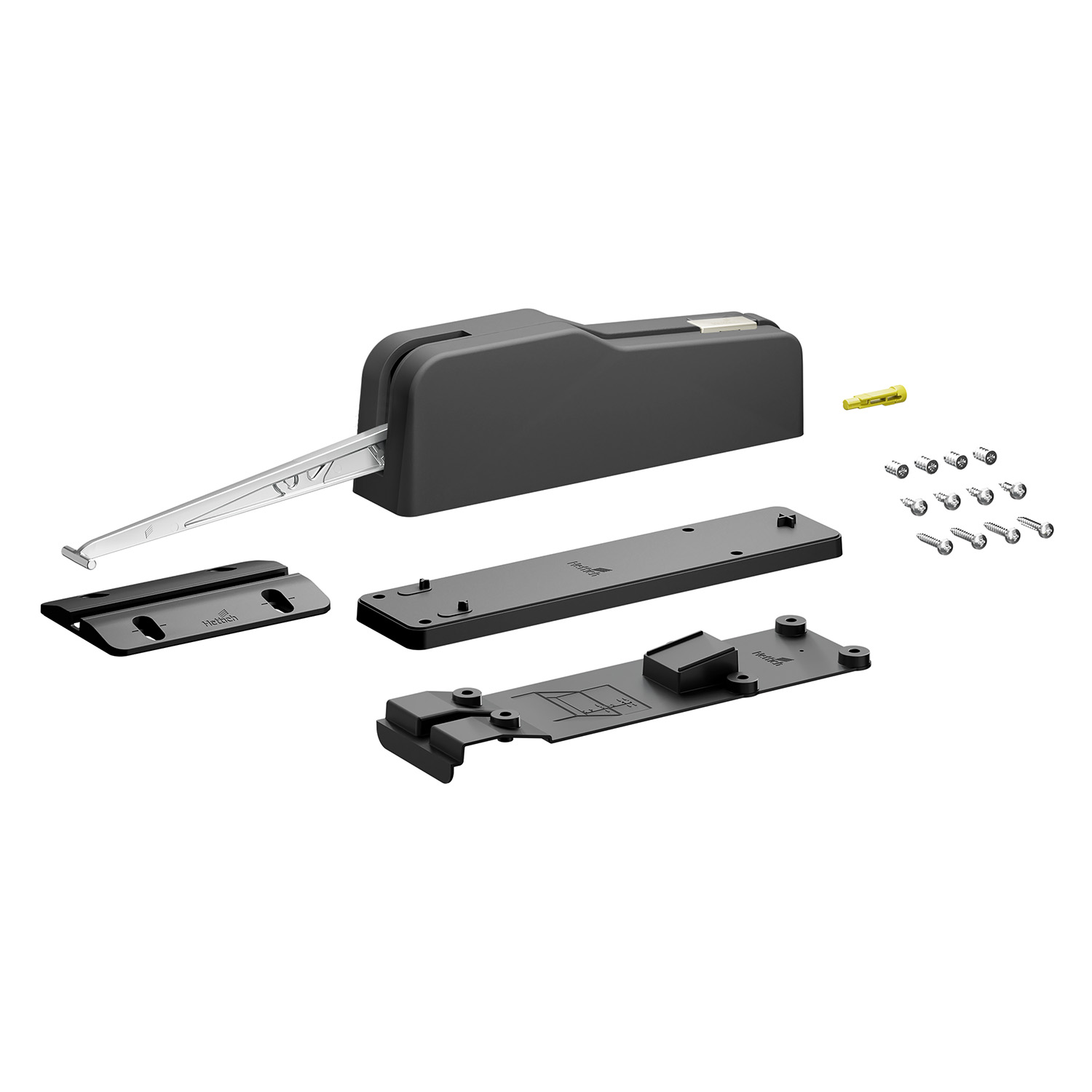 HETTICH Komfortoptimierte Sets Push to move (ohne Griff) und Pull to move (mit Griff) WingLine L