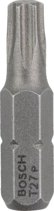 Bosch schroevendraaierbit T27 Extra Hard voor zeskantschacht., Torx-Bit, T27, Metall, Sechskantschaft