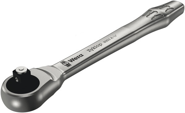 8003 A Zyklop Metal Ratchet with push-through square and 1/4&quot; drive, 1/4&qu, Schraubenschlüssel, Klinge, Rasiermesser, Waffe
