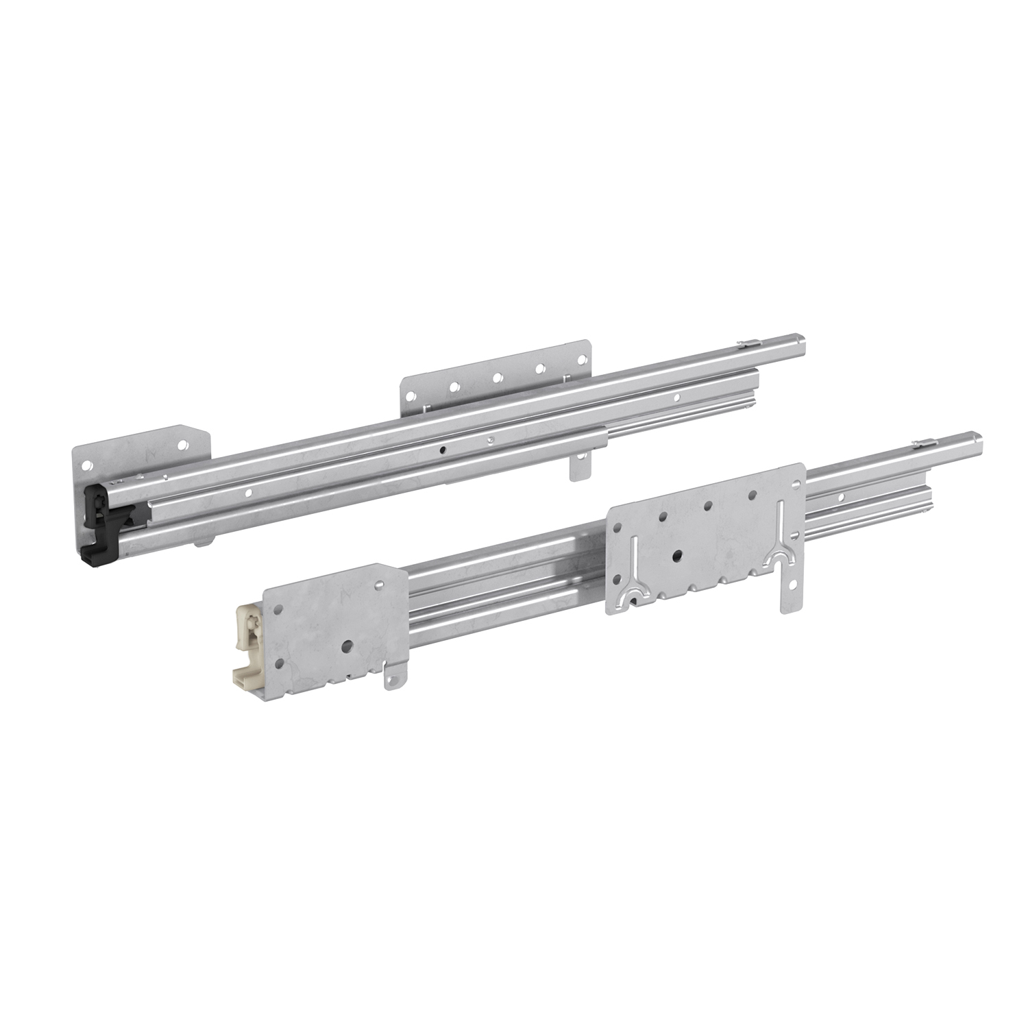 HETTICH Auszugsführung Quadro Duplex 45, Silent System kompatibel, Push to open kompatibel, EB 292 mm / 392 mm, 530 mm, links und rechts