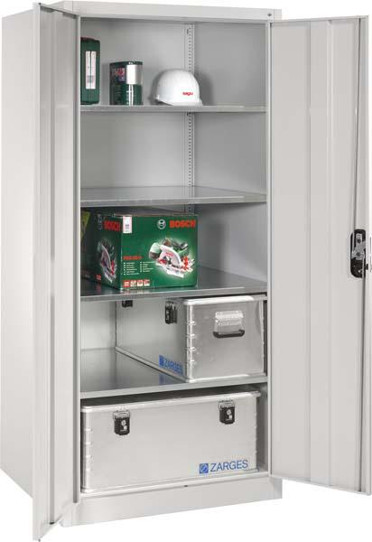 Produktbild CP Büro-Flügeltürenschrank (RAL 7035/7035) mit 4 verstellbaren Einlegeböden