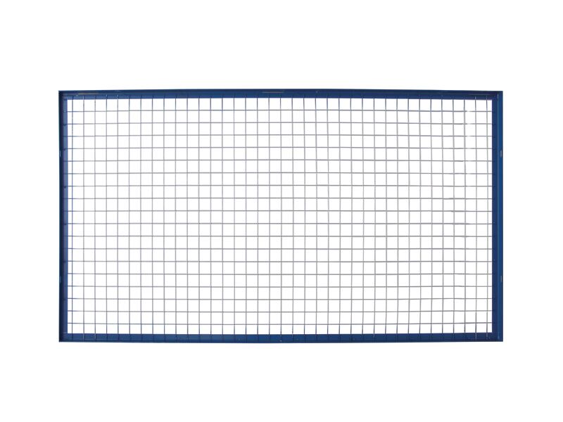Schulte Palettenregal-Drahtgitter-Rückwand S610-M18 1500x3300mm blau/verzinkt 50x50mm Masche