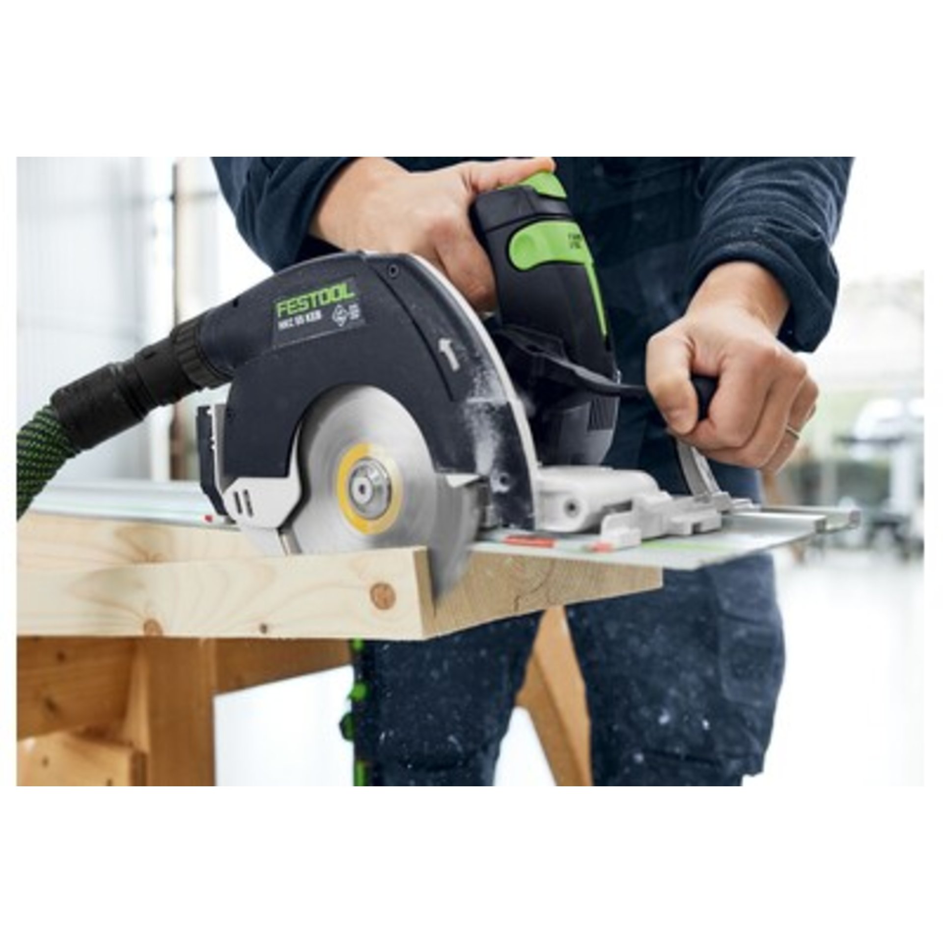 Festool Akku-Handkreissäge HKC 55 KEB-Basic mit Sägeblatt